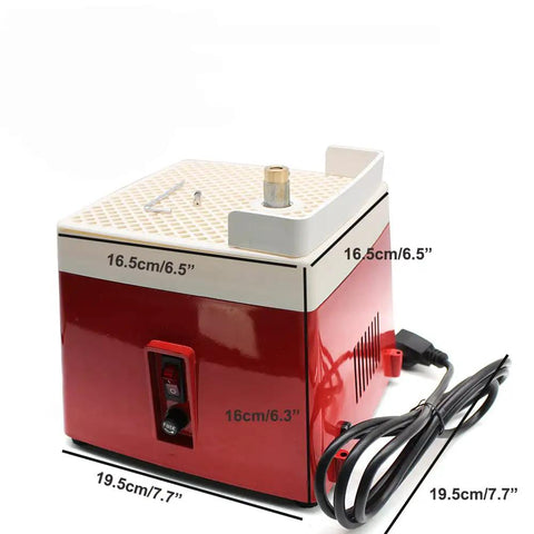 Portable Mini Desktop Glass Grinder With Heavy Duty Diamond Wheel Electric Cutter Polisher Tool For Stained Glass Ceramic Marble.