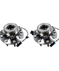 Two Piece Front Axle Bearing And Hub Assembly For Chevy Avalanche 2500 2002 2006 And Silverado 1500 2004 2005 Direct Replacement