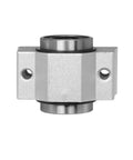 Zero Drag Linear Ball Bearing Slide Block Bushing For Cnc Machines One Piece Precision Guide with rubber seals and steel core.
