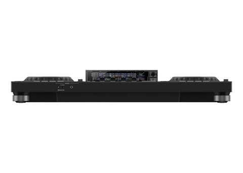 Front view of Four Deck All In One DJ System With A 10.1 Inch Touchscreen Built In Wi Fi SonicLink Wireless Tech Performance Pads And Beat FX