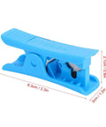 Portable MTB Hydraulic Brake Line Cutter For Bike Disc Brakes, Precise Oil Tube Cutter For Hydraulic Hose shown in blue.