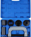 Ball Joint Removal Tool Kit 10 Piece For Most 2WD And 4WD Cars And Light Trucks in blue carrying case