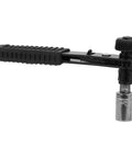 Get Your Hands On This Flex Shaft Bit Set With Premium Carbon Steel Screws, Ideal For Precision Electronics Repair And Heavy Duty Drill Jobs Including Computers Watches And Jewelry Tasks In A Solid 23 Pc Kit For Any DIYer Or Pro. black flexible shaft driver bit with socket attached