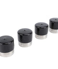 4 Pack Stainless Steel Boat Trailer Bearing Protector Caps With Dust Cover, Dual Side Shielding And 1.980 Inch Diameter, Keeps Grease In And Water Out For Smooth Boat Trailer Wheel Bearing Performance