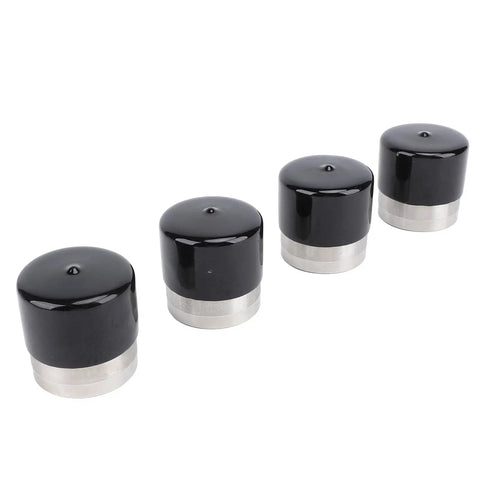 4 Pack Boat Trailer Bearing Protector Caps, Stainless Steel Wheel Bearing Covers Heavy Duty Dust Shield, 1.98 Inch Diameter