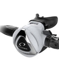 Delta 5 2nd Stage Only Breathing Regulator for Scuba Diving with beefed up cold water performance, black mouthpiece, dynamic airflow adjustment.