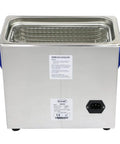 Back view of 3 Liter Ultrasonic Jewelry Cleaner With Degas Sweep And Power Adjustment For Circuit Boards Rings Eyeglasses Dentures Coins And PCB Parts Pro Grade Ultrasonic Cleaning Machine For Home Or Workshop