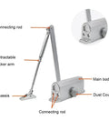Heavy Duty Hydraulic Door Closer Automatic 40 Kg To 60 Kg Adjustable Speed Quiet Close Soft Closing Door Hardware details