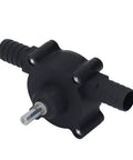 Heavy Duty Electric Drill Powered Sump Pump For Smooth Fluid Transfer And Rapid Water Drainage Self Priming Design Is A Real Deal Workhorse Moves Twenty To Forty Liters Per Minute, showing a black PVC drill pump.