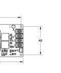 High Precision Peltier Temperature Controller With PID Thermostat For Industrial Digital Temperature Control, DC 5 To 24V, Up To 15A Output, NTC Sensor Accurate To 0.05 C, Stable Cooling And Heating Regulation, PCB dimensions 85x55x23.9 mm