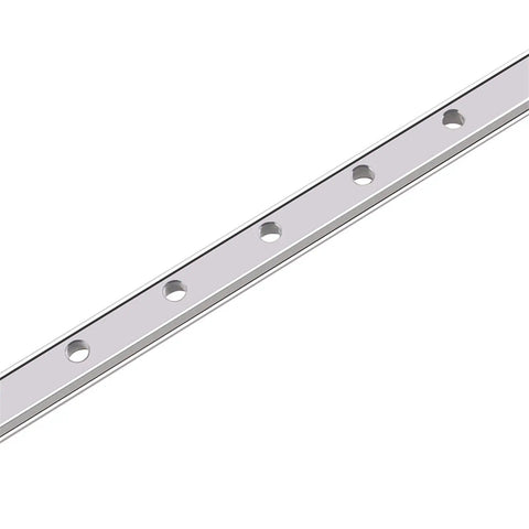 Miniature Linear Guide Rail Kit For 3D Printers And CNC Projects With Pro Grade Precision And Multiple Length Options aluminum rail side view.