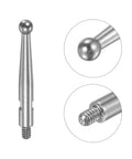 Dial Test Indicator Contact Point With 2mm Ball Tip Made From High Speed Steel HSS M1.8x0.35 Thread 0.82 Inch Length 2 Pack