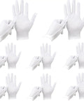 12 Pairs Soft Cotton Gloves With Stretchable White Lining For All Day Cozy Comfort One Size Fits Most Washable And Ultra Soft