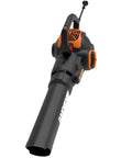 Side view of 3 In 1 Leaf Blower Vacuum Mulcher With Metal Impeller For Quick Yard Cleanup 600 CFM Airflow And 16 To 1 Mulch Ratio Lightweight Yet Rugged Beast Electric Tool WG512