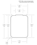 Technical diagram of Folk Guitar Pickup Preamp With Built In Tuner And EQ for Acoustic Electric Guitars solder-free install