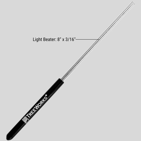 Triangle Percussion Instrument Handcrafted In USA By Nashville Small Biz, Premium Alloy Triangle For Rich, Warm Chime Tone, Supports American Jobs, Made In Tennessee Music Gear, light beater 8 x 3/16 in