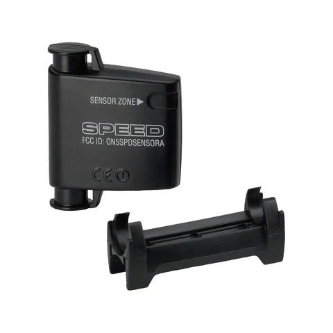 Sensor and mounting bracket from Analog Bike Computer Parts Kit For Strada Wireless Fit Micro Wireless Commuter And Urban Wireless Models Replacement Spare Parts Set For Analog Bike Computers Perfect For A Second Bike Setup.