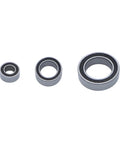 Three steel bearings with rubber seals from Losi RC Car Repair Kit For Micro TB 1 24 Scale Full 14Pcs Bearing Set