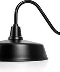Gooseneck Barn Light 21 Inch Outdoor Fixture With Dusk To Dawn Sensor Black Exterior Wall Lamp For Porch And Garage Tough As Nails