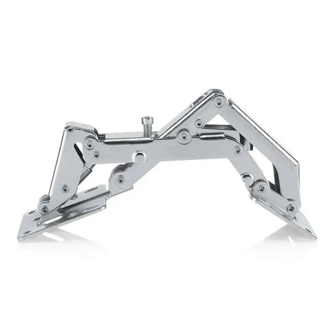 Two Pack 170 Degree Cabinet Door Hydraulic Hinges With Screws Soft Close For Thick Panel Wardrobe Hardware side view