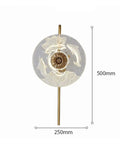 Sleek Copper Wall Sconces Featuring Glare Free Led Illumination Ideal For Bedroom Nightstands And Hallways, decorative wall piece with floral design.