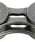 Z8.1 Chain For 6 7 8 Speed Bikes, Half Inch By Three Thirty Second Pitch, 116 Links, Grey Finish, Z Shaped Bridge And Chamfered Inner Plate For Smooth Shifting, IG 8 Speed Compatible, Made In Taiwan, Built To Last And Easy To Install, grey bike chain