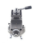AT300 Quick Change Tool Post Assembly Universal Fit For Mini Lathes Heavy Duty Metalworking Rig front view with lever.