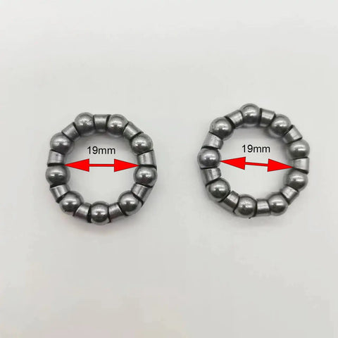 19mm ball bearing rings for Bottom Bracket Crank Axle Square Taper 5S 148mm Length 52mm Mid Size Universal Fit