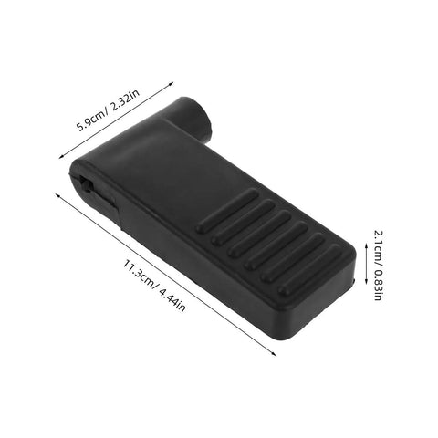 Foot Pedal For Tire Changer Machines Precise Positioning Fast Action Trigger Universal Compatibility Rock Solid Durable Plastic Replacement Part For Safe Car Tire Mounting And Demounting, black plastic, 11.3cm