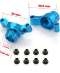 TT02 On Road RC Car Upgrade Part Kit With Aluminum CVD Steering Cups for Tamiya TT02 1 10 Scale On Road Vehicle in blue