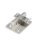 One Handed Stainless Steel Push Latch For RV And Boat Cabinets No Fuss Easy Install Keeps Doors Locked Against Road Vibration