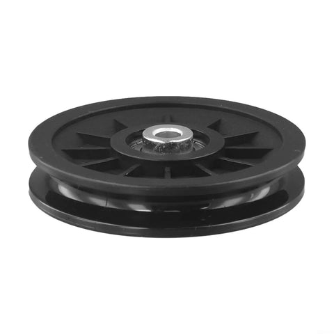 Beef Up Your Home Gym With This Low Noise Pulley For Cable Machines, Nylon Roller And Quiet Bearings, Strength Training Attachment For DIY Fitness System, Black 110 Millimeter black 110 mm nylon cable pulley
