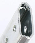 Close-up view of Heavy Duty Metal Sofa Connectors 4.7 Inch interlocking hanger, steel design for sectional couch stability.