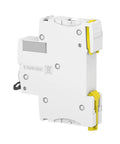 Heavy Duty One Pole Miniature Circuit Breaker Featuring 40A C Curve Protection For Smooth Electrical Panel Upgrades In Crisp White Finish