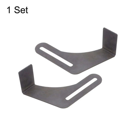 Heavy Duty Bench Grinder Tool Rest Bracket Set Two Pack With Screws Carbon Steel Black Finish for polisher and grinder projects.