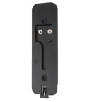 Sturdy Black Back Plate Mount Accessory For Video Doorbell Quick Install And Easy Repair, Durable Plastic Backplate visible.