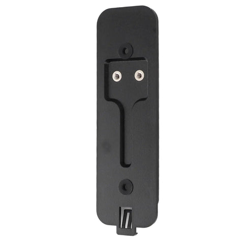 Sturdy Black Back Plate Mount Accessory For Video Doorbell Quick Install And Easy Repair, Durable Plastic Backplate visible.