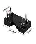 15 Pack DIP IC Socket Adaptor Kit 2.54mm Pitch, 2 Row 4 Pins, 7.6mm Row Spacing, Soldering Ready shown at an angle