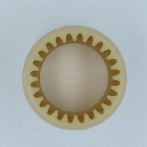 2 Pack M-19 Nylon Gear Coupling Sleeve For Flexible Shafts, 48mm Outer Diameter And 37mm Height, 24-Tooth Coupler, M-19 Compatible, Durable Nylon Sleeve Fits Precise Machinery And DIY Projects