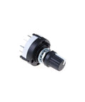 3P4T Rotary Switch Band Selector With Knob 4 Pole 3 Position Single Deck Black Finish Smooth Encoder Style Switch For No Fuss Install And Precise Control