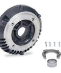 General purpose 3-phase AC motor single unit, 5 HP, 1750 RPM, 184TC frame, TEFC enclosure components displayed