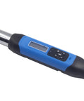 Digital Torque Wrench One Half Inch Drive, 15 To 250 Foot Pounds, handle detail with LED display and controls.