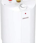 SHC 2.5 Mini-Tank Electric Water Heater 2.5 Gallon, 1300W, 120V, wall-mounted, glass-lined tank with connectors and TP valve.