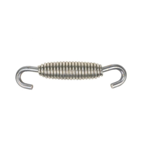 AUTUT stainless steel motorcycle exhaust spring with hooked ends, 58mm total length