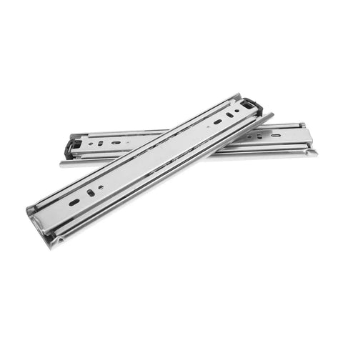 Heavy Duty Stainless Steel Drawer Slides With Bottom Mount Concealed Design For A Clean No Fuss Handle Free Look in stainless steel