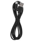 Black USB charging cable for Electric Rotating Display Stand For Jewelry Watch Cosmetics And Toys 3 Speeds 360 Turntable.