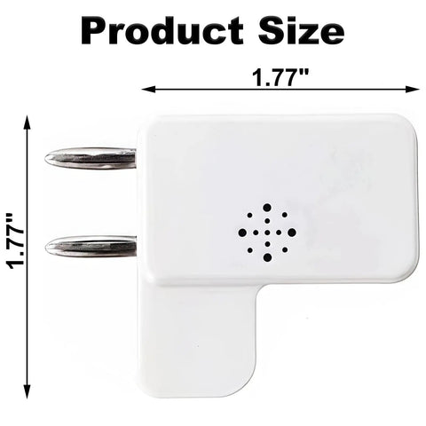 Electronic Fencing Referee Sensor For Foil And Epee Training, Pro Grade Scoring Detection, white unit with measurements 1.77 inch