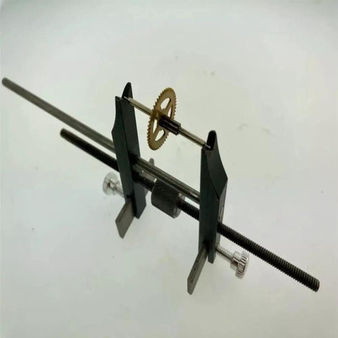 Pro Grade Clock Repair Tool Set With Plate Spreader And Pivot Tool Hardware For Timepiece Maintenance featuring gear component