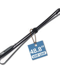 High Gain Foldable CS Tactical SMA Female Ham Radio Antenna For VHF UHF 144 To 430 MHz 48.8 Inch 6.0 dBi black, folded