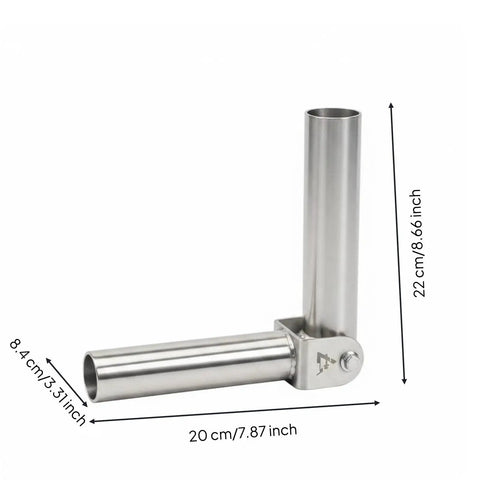 Stainless Steel Barbell Holder Stand With Swivel Base For Smooth Multidirectional Lifts, Secure Row And Press Anchor Station design.